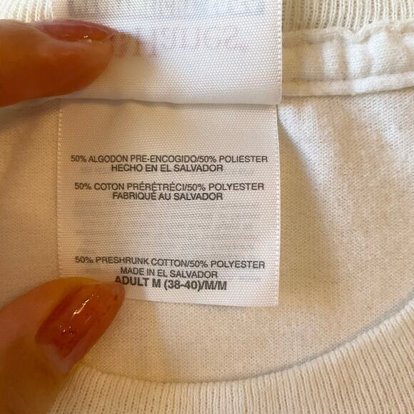 Hanes Men’s Short Sleeve T-shirt size M (38-40), White, Celebration Camp Taylor - Picture 7 of 10